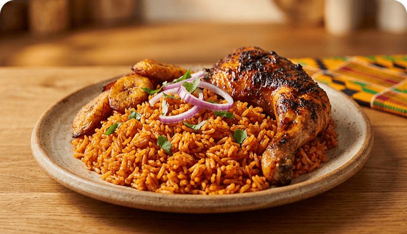 Party Jollof Rice (Veg)